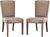 Safavieh Ken Leather Side Chair - Set Of 2 | Dining Chairs | Modishstore - 2