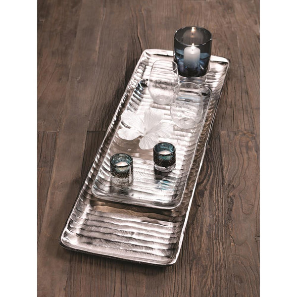 Zodax Ripple Nickle Tray | Decorative Trays & Dishes | Modishstore