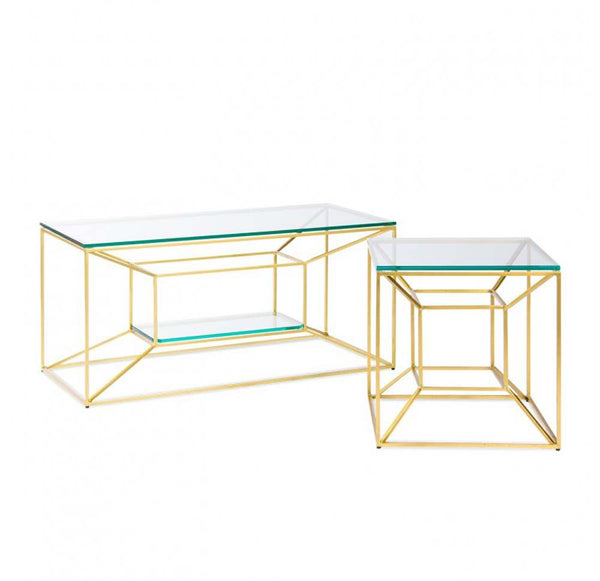 Gold Leaf Design Group Floating Side Table | Side Tables | Modishstore-5