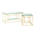 Gold Leaf Design Group Floating Side Table | Side Tables | Modishstore-5