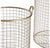 Gold Leaf Design Group Pullman Basket - Set Of 2 | Bins, Baskets & Buckets | Modishstore-7