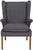 Safavieh Gomer Arm Chair | Armchairs |  Modishstore  - 3