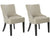 Safavieh Lotus Kd Side Chair Silver Nail Heads - Set Of 2 | Dining Chairs | Modishstore - 5