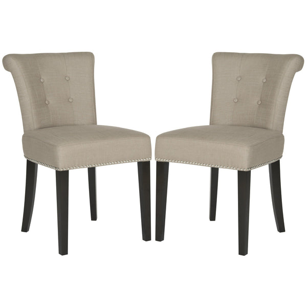 Safavieh Sinclair Ring Chair Silver Nail Heads - Set Of 2 | Dining Chairs | Modishstore - 4