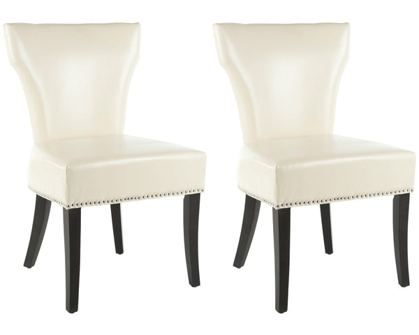 Safavieh Jappic Kd Side Chairs Silver Nail Heads - Set Of 2 | Dining Chairs | Modishstore - 2