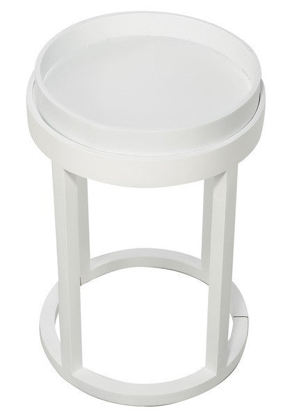 A&B Home White Wood Table