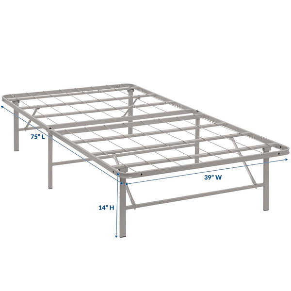 Modway Horizon Twin Stainless Steel Bed Frame | Beds | Modishstore-14