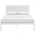 Modway Lottie Queen Vinyl Bed - White White | Beds | Modishstore-5