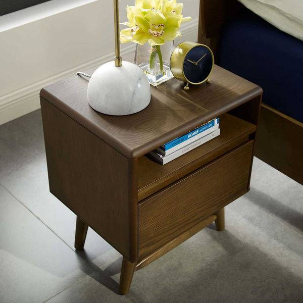 Modway Talwyn Wood Nightstand Chestnut | Nightstands | Modishstore-6