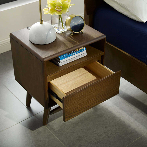 Modway Talwyn Wood Nightstand Chestnut | Nightstands | Modishstore-7