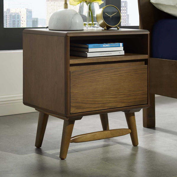 Modway Talwyn Wood Nightstand Chestnut | Nightstands | Modishstore-8