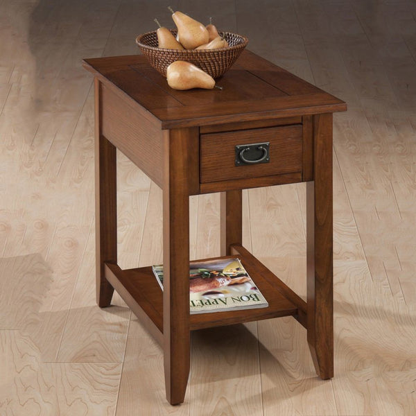 Jofran Mission Oak Chairside Table