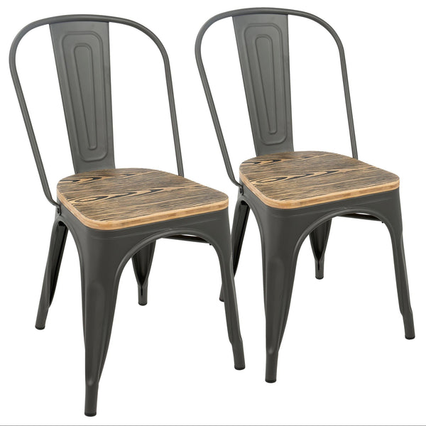 LumiSource Oregon Dining Set - Chair Set of 2