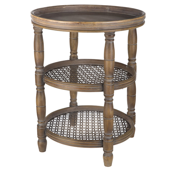 A&B Home Paisley Round Accent Table