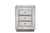 baxton studio currin contemporary mirrored 3 drawer nightstand | Modish Furniture Store-2