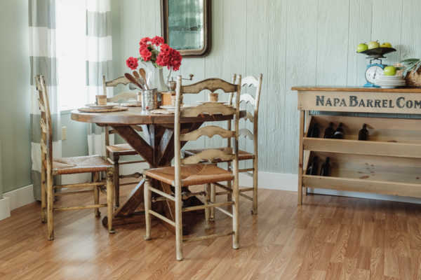 Napa East Round Farm Table - Trestle Base