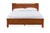 baxton studio demitasse brown wood contemporary twin size bed | Modish Furniture Store-3