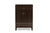 baxton studio felda dark brown modern shoe cabinet with 2 doors and drawer | Modish Furniture Store-2