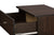 baxton studio felda dark brown modern shoe cabinet with 2 doors and drawer | Modish Furniture Store-6