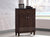 Baxton Studio Felda Dark Brown Modern Shoe Cabinet with 2 Doors and Drawer | Modishstore | Cabinets