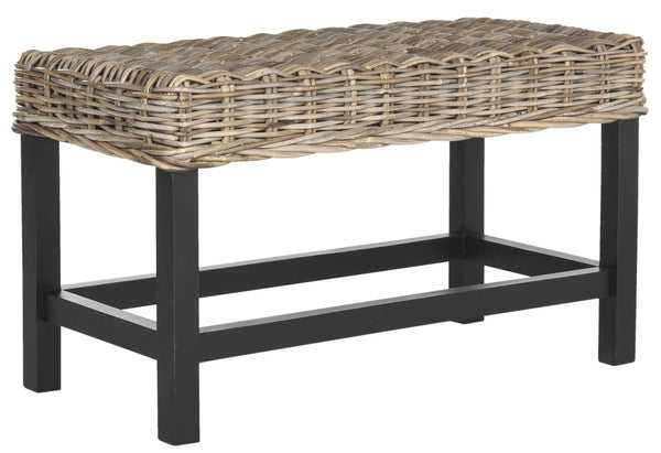 Safavieh Omari Wicker Bench | Stools & Benches |  Modishstore  - 4