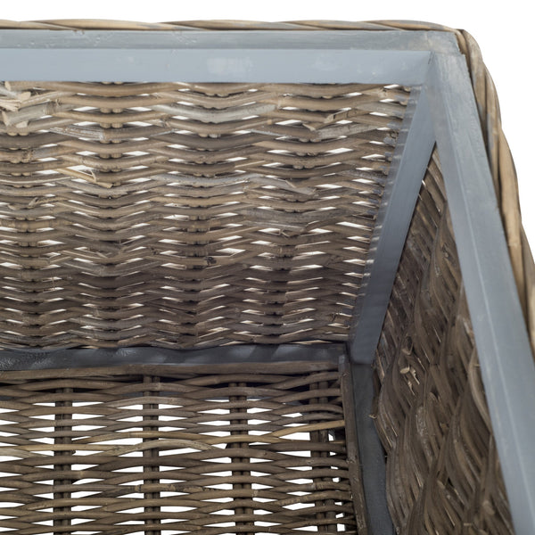 Safavieh Mikasi Wicker Trunk/Basket | Cabinets |  Modishstore  - 4