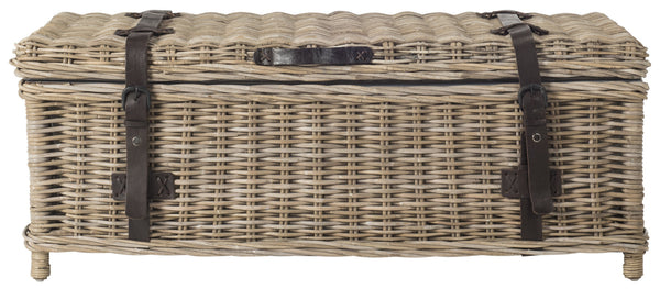 Safavieh Navarro Rattan Coffee Table Trunk | Coffee Tables |  Modishstore  - 9