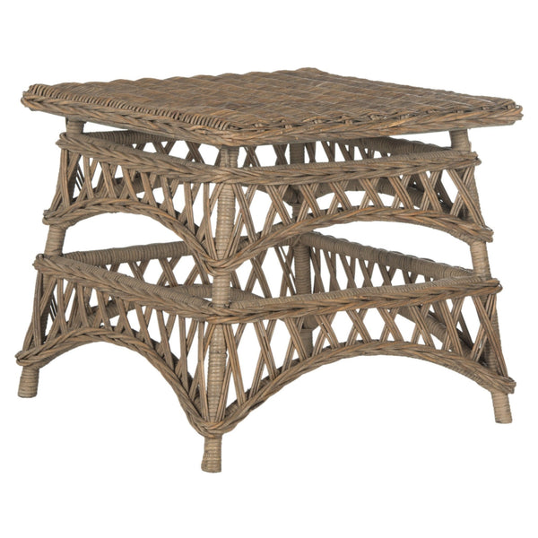 Safavieh Sora Wicker Accent Table | Accent Tables |  Modishstore  - 3