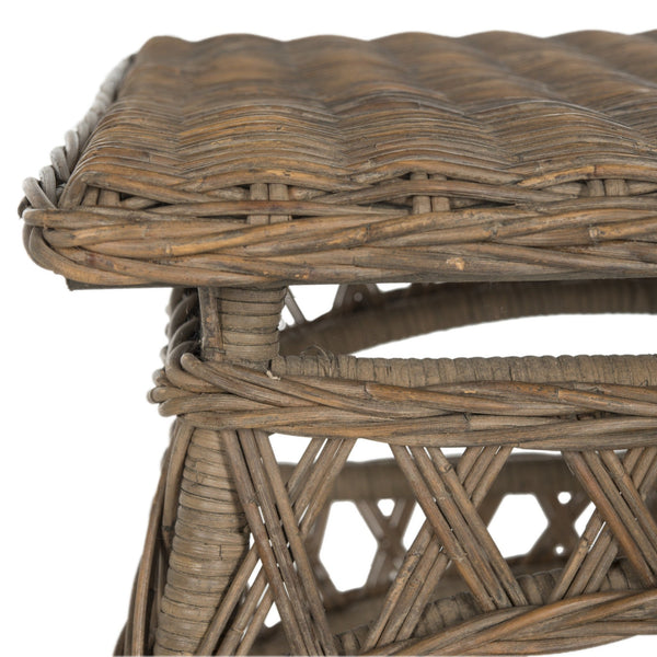 Safavieh Sora Wicker Accent Table | Accent Tables |  Modishstore  - 4