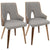 LumiSource Stella Padded Dining Chair - Set of 2