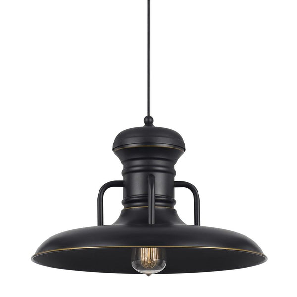 Cal Lighting UP-1110-6-DB 100W Winterset Metal Pendant | Modishstore | Pendant Lamps