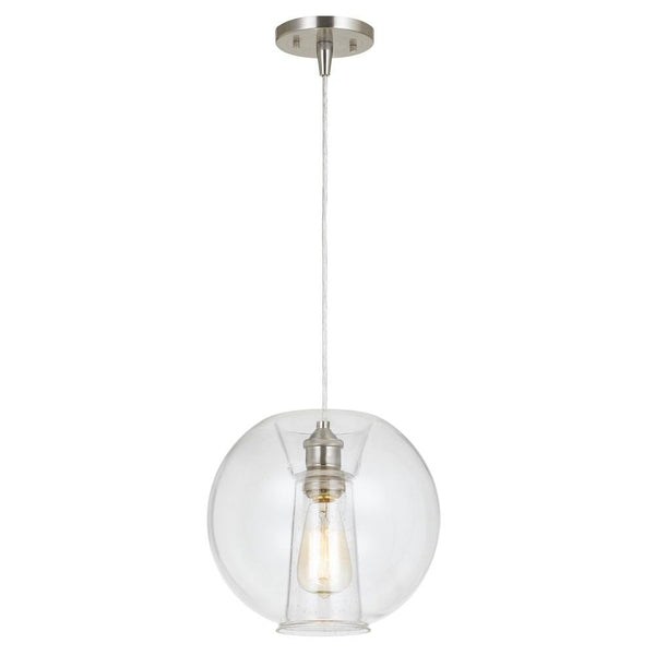 Cal Lighting UP-3636-1P 60W Chimay Glass Single Light Pendant | Modishstore | Pendant Lamps