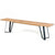 Vig Furniture Nova Domus Pisa Modern Drift Oak Dining Bench | Modishstore | Stools & Benches-3