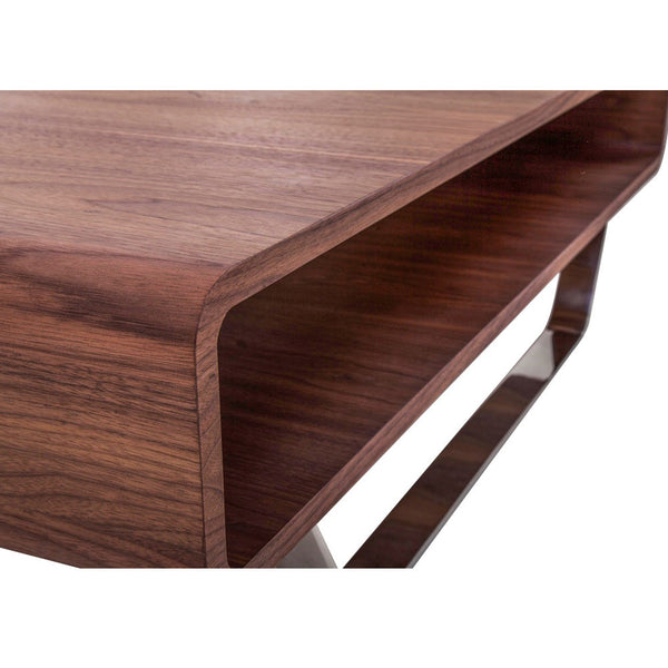 Vig Furniture Modrest Avis - Modern Walnut Matte Coffee Table | Modishstore | Coffee Tables-4