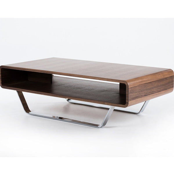 Vig Furniture Modrest Avis - Modern Walnut Matte Coffee Table | Modishstore | Coffee Tables-9