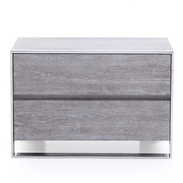 Vig Furniture Modrest Arlene Modern Grey Elm Nightstand | Modishstore | Nightstands-2