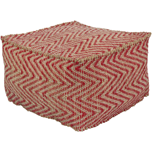 Surya Bodega Cube Pouf - Textural - BDPF-5000 | Poufs | Modishstore