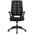 High Back Designer Black Mesh Executive Swivel Ergonomic Office Chair With Height Adjustable Flip-Up Arms By Flash Furniture | Office Chairs | Modishstore - 4