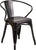 Flash Furniture Metal Indoor-Outdoor Chair With Arms | Outdoor Chairs | Modishstore-9