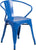 Flash Furniture Metal Indoor-Outdoor Chair With Arms | Outdoor Chairs | Modishstore-7