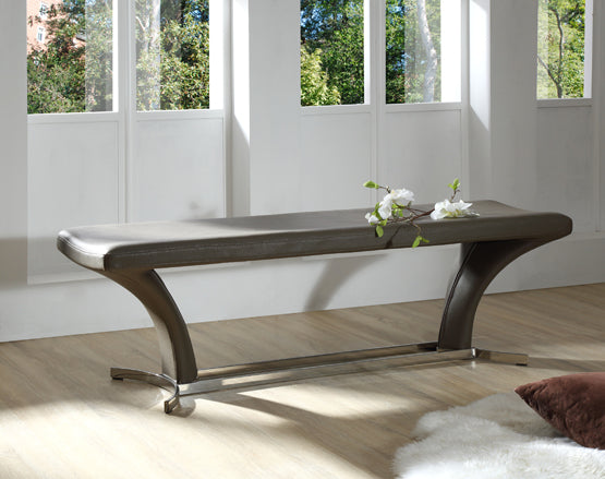 Vig Furniture Modrest Arvin Modern Grey Dining Bench | Modishstore | Stools & Benches