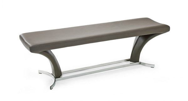 Vig Furniture Modrest Arvin Modern Grey Dining Bench | Modishstore | Stools & Benches-2