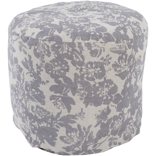 Surya Clara Cube Pouf - Floral - CAPF-001 | Poufs | Modishstore-3