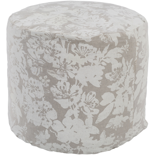 Surya Clara Cube Pouf - Floral - CAPF-001 | Poufs | Modishstore-4