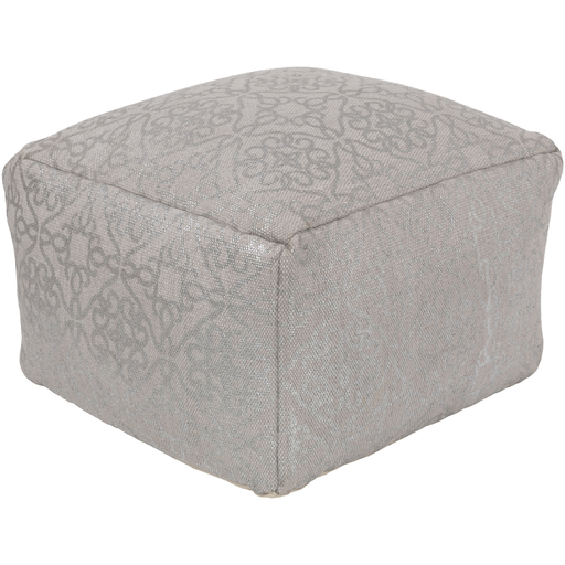 Surya Cecily Cube Pouf - Medallions and Damask - CEPF-3001 | Poufs | Modishstore-2