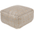 Surya Celine Cube Pouf - Medallions and Damask - CIPF-3000 | Poufs | Modishstore