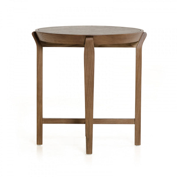 Vig Furniture Modrest Olenna Modern Walnut Side Table | Modishstore | Side Tables-4