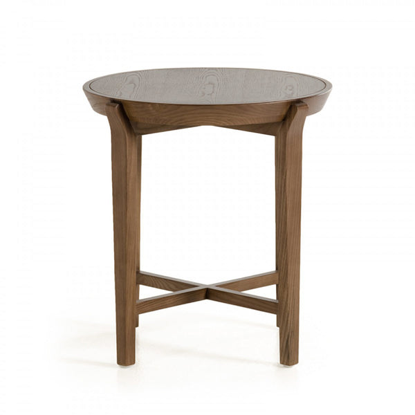 Vig Furniture Modrest Olenna Modern Walnut Side Table | Modishstore | Side Tables-5