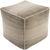 Surya Chaz Cube Pouf - Solid - CZPF-001 | Poufs | Modishstore-2