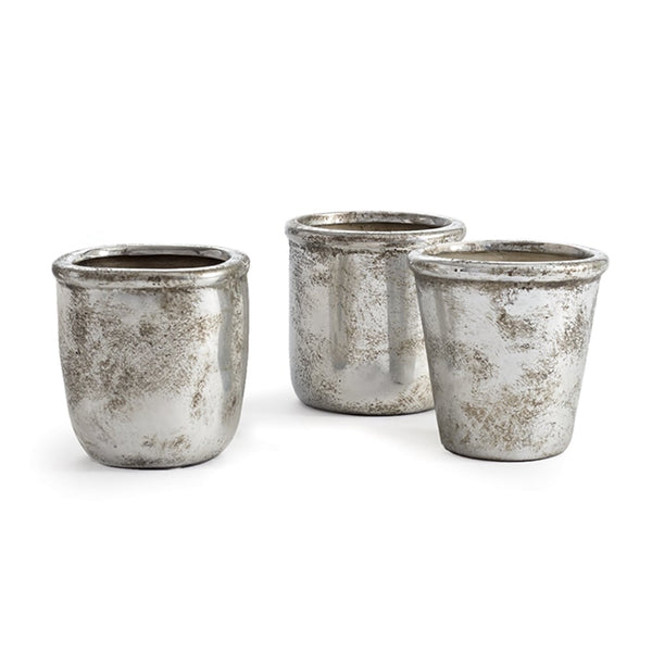 Antibes Small Mini Pots “ 6 Pcs/Set of 3 By Napa Home & Garden